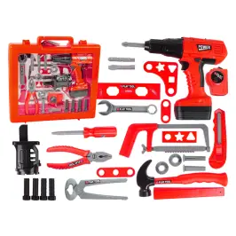 Handyman Set Screwdriver Battery Hammer Saw