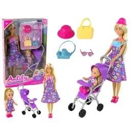Baby Stroller Doll Set + Accessories