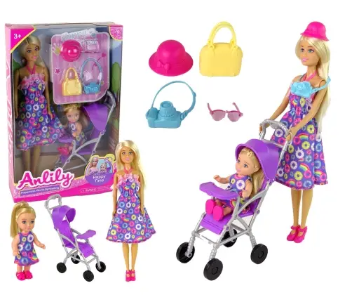 Baby Stroller Doll Set + Accessories