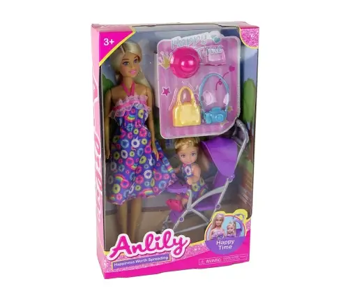 Baby Stroller Doll Set + Accessories