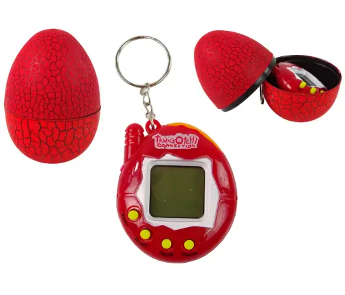 Tamagotchi in Egg Game Electronic Pet Red