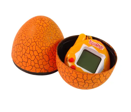 Tamagotchi in Egg Game Electronic Pet Orange Tamagotchi in Egg Game Electronic Pet Orange