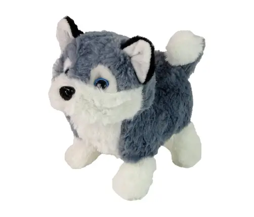 Interactive Husky Dog Mascot Walks Moves Tail Sound Interactive Husky Dog Mascot Walks Moves Tail Sound