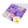 Jewellery Making Bead Set Purple Clips