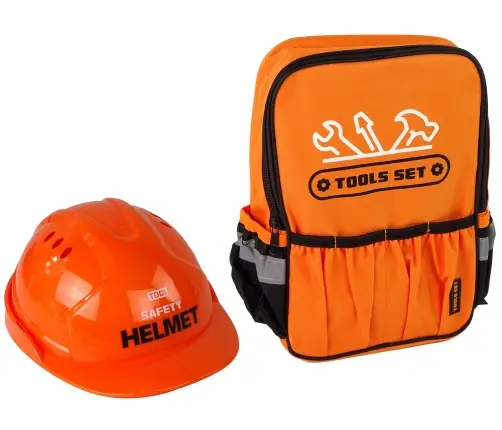 DIY Kit in Backpack Helmet Tools Orange DIY Kit in Backpack Helmet Tools Orange