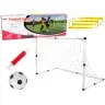 Big Football Goal for Kids + Football with pump Football Game