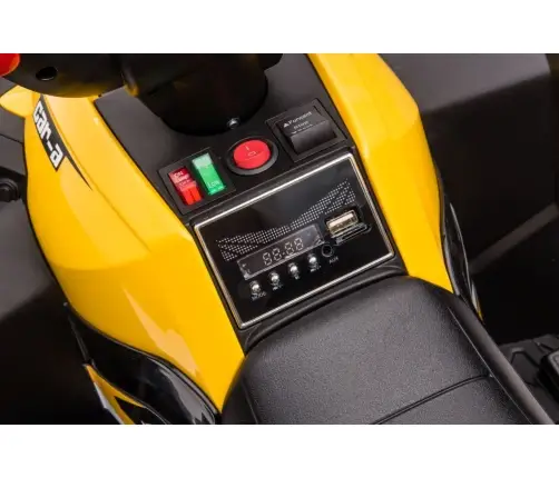 Elektriskais kvadracikls bērniem Quad HL568 Yellow