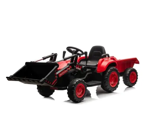 Rechargeable tractor with bucket BW-X002A Red