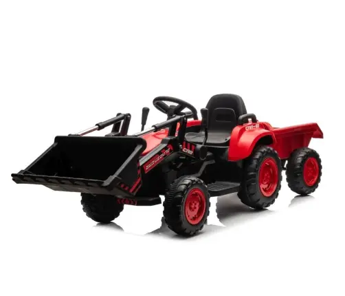 Rechargeable tractor with bucket BW-X002A Red