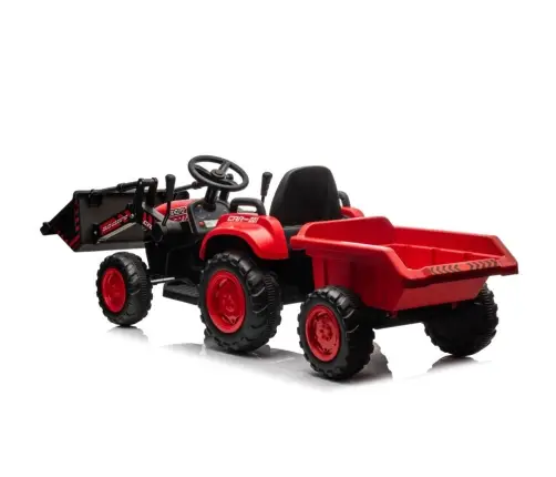 Rechargeable tractor with bucket BW-X002A Red