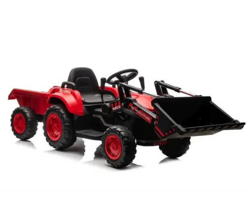 Rechargeable tractor with bucket BW-X002A Red