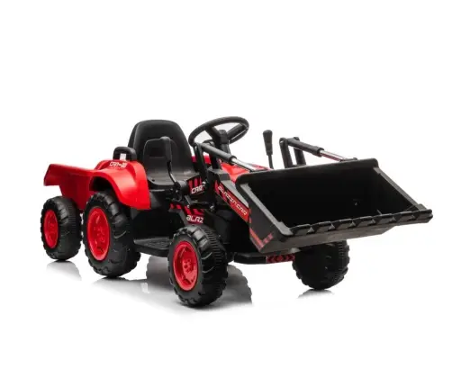 Rechargeable tractor with bucket BW-X002A Red