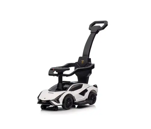 Lamborghini QLS-996T Ride-on With Pusher White