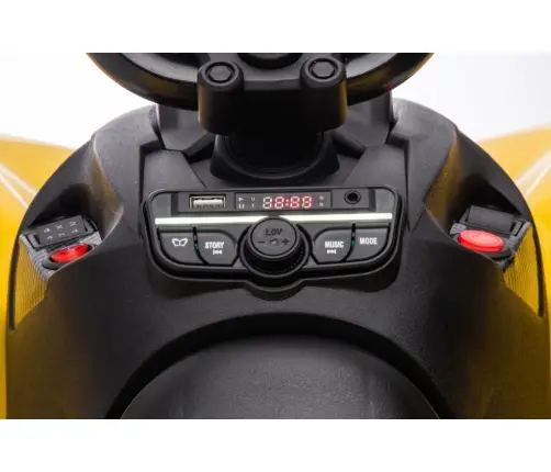 Elektriskais kvadracikls bērniem CAN-AM Renegate Yellow
