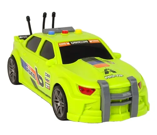 Sports Car Racing Lights Sounds Green 1:16