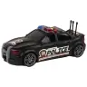 Sports Car Opening Trunk Police Lights Sounds Black 1:16