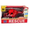 Fire Brigade Rescue Helicopter Red Sound Lights Propellers