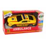 Sports Car Ambulance Lights Sound Yellow Sports Car Ambulance Lights Sound Yellow