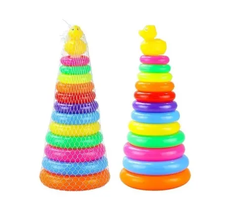 Baby Toddler Toy Stacking Rings Pyramid Stacker Baby Toddler Toy Stacking Rings Pyramid Stacker