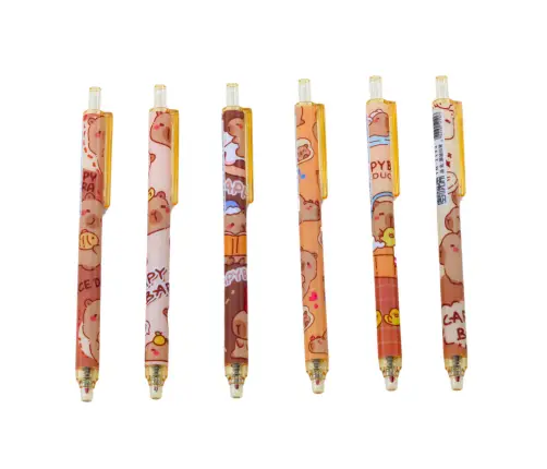 Capybara pildspalvu komplekts (6 gab.) – zilta tinte