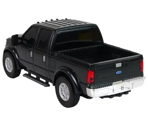 Black Car Ford F-350 Pick Up Friction Drive 1:28