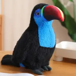 Plīša tukanis rotaļlieta 35 cm Blue