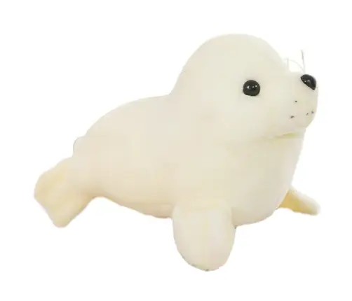 Plush Seal Plush Toy Mascot Cuddly Toy White 24cm