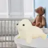 Plush Seal Plush Toy Mascot Cuddly Toy White 24cm