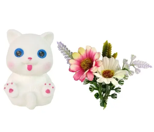 Кукла Эмили с цветами и котом Кукла Эмили с цветами и котом