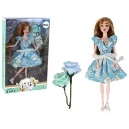 Кукла Emily Blue Flower Dress