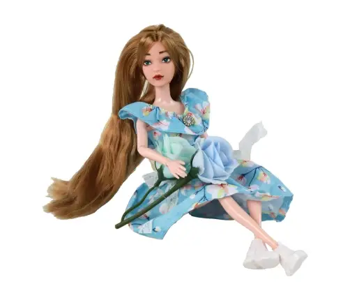 Lelle Emily Blue Flower Dress Lelle Emily Blue Flower Dress