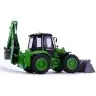 Remote Control Backhoe Loader RC Lights Sound Green Huina 1:14