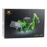 Remote Control Backhoe Loader RC Lights Sound Green Huina 1:14