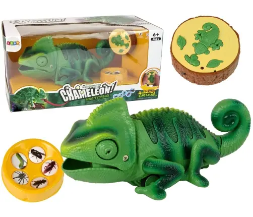 Radiovadāmā ķirzaka ar pulti Chameleon Green
