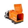 Garbage Truck for Unscrewing and Twisting Accessories Orange