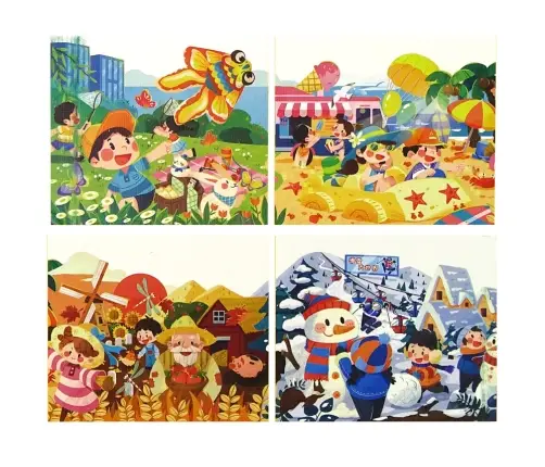 Puzzle 4 in 1 , 4 Seasons