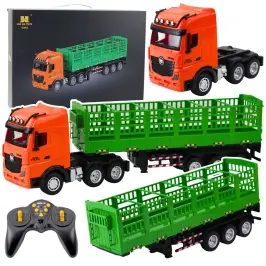 Huina Remote Controlled Transport Truck with Trailer RC 1:18