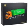 RC Remote Control Truck with Container HUINA Lights and Sounds 1:18