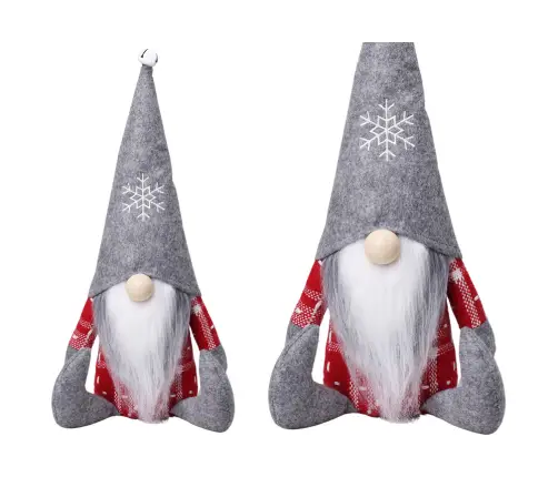 Christmas Dwarf Gray Hat Bell 32cm