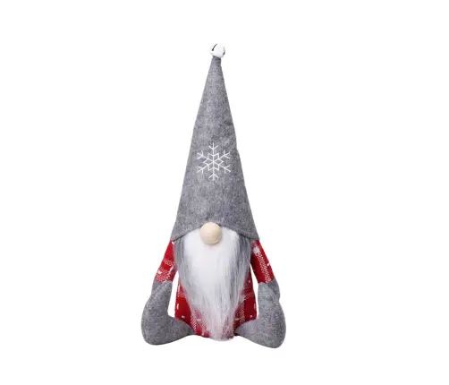 Christmas Dwarf Gray Hat Bell 32cm