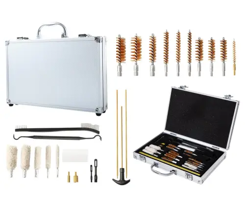 Набор для чистки оружия с 28 элементами в кейсе