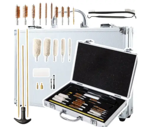 Набор для чистки оружия с 28 элементами в кейсе