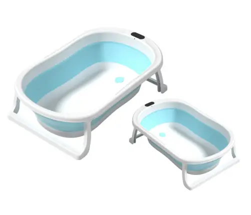 Складывающаяся детская ванна с нескользящими ножками Blue Складывающаяся детская ванна с нескользящими ножками Blue