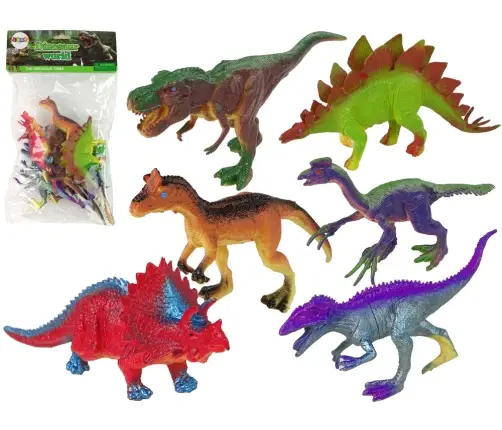 Dinosaur Figurines Colored 6 Pieces Dinosaur Figurines Colored 6 Pieces