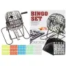 Metal Bingo Game Set Reusable Cards Lottery Machine