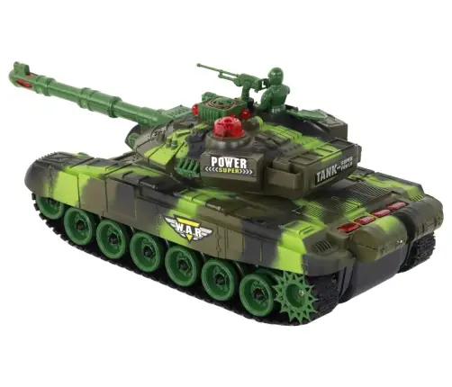 Radiovadāms Militārais Tanks ar pulti