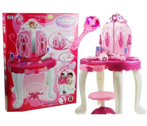 Dressing Table Light & Sounds Stool Mp3 Input Magic Dressing Table Light & Sounds Stool Mp3 Input Magic
