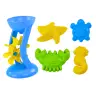 Sand Set, Bucket, Grinder, Strainer, Molds, 9 Colorful Sand Set, Bucket, Grinder, Strainer, Molds, 9 Colorful
