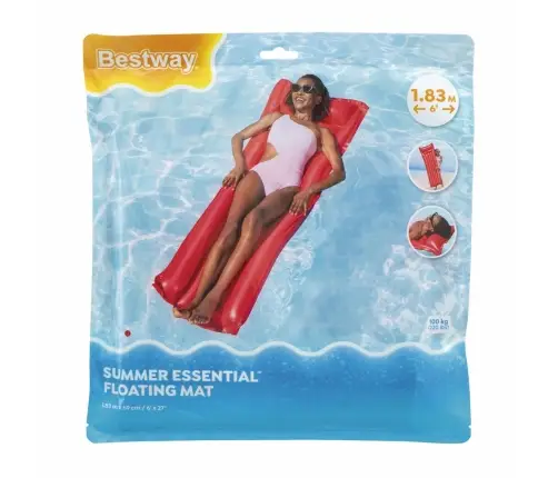 Inflatable Swimming Mattress Pink Bestway 44007