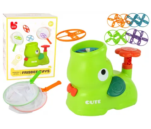 Frisbee Elephant Catch Frisbee Game Catapult Green